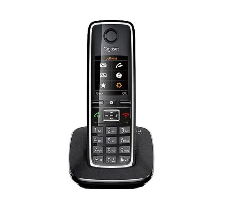 Радиотелефон DECT/GAP Gigaset C530 (чёрный) купить за 7900 руб. в  интернет-магазине Йота Краснодар. Безлимитные тарифы интернета 3G/4G+  Мегафон, Wifire, YOTA, МТС, Билайн, TELE2, Ростелеком